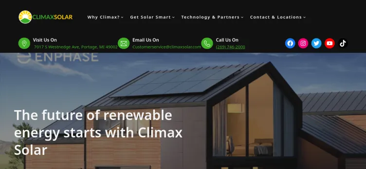 Screenshot Climax Solar