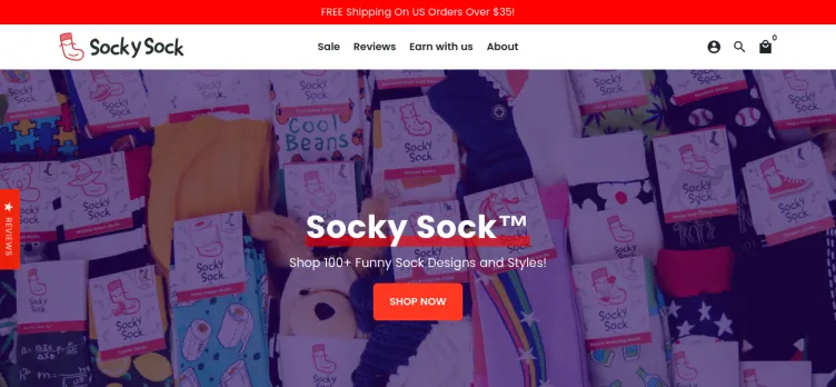 Screenshot Socky Sock