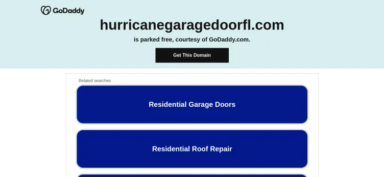 Screenshot Hurricane Garage Doors