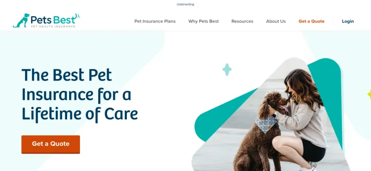 Screenshot Pets Best Insurance Services