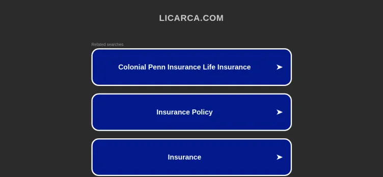 Screenshot Licarca Store