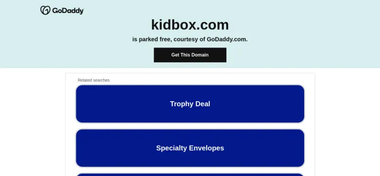 Screenshot KidBox.com