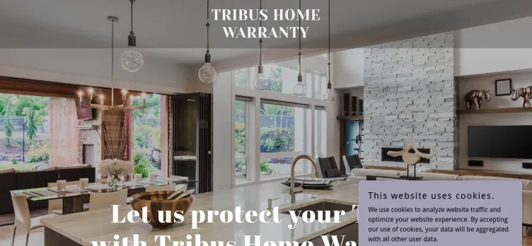 Screenshot Tribus Home Warranty