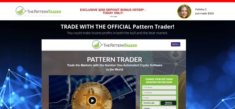 Screenshot Pattern Trader