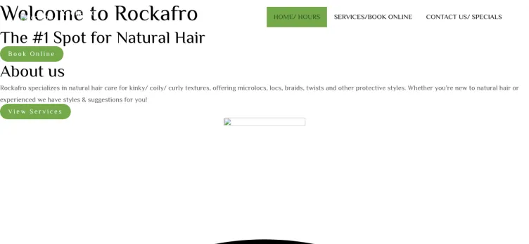 Screenshot Rockafro Natural Hair Designs