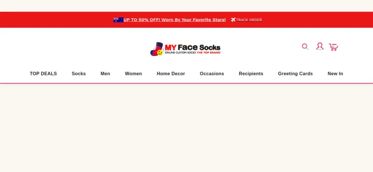 Screenshot My Face Socks