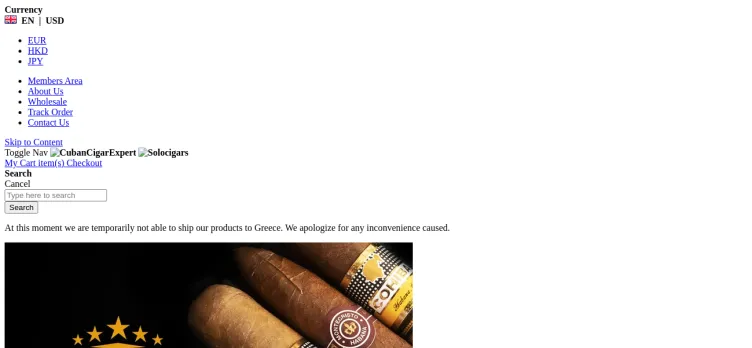 Screenshot Cuban Cigar Expert
