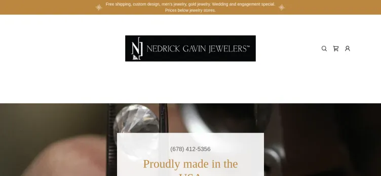 Screenshot Nedrick Gavin Jewelers