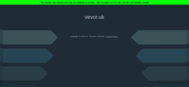 Screenshot Vevor.uk