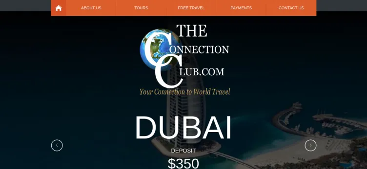 Screenshot TheConnectionClub.com