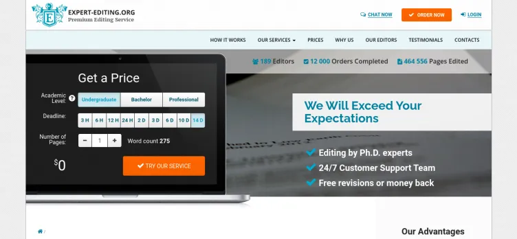 Screenshot Expert-Editing.org