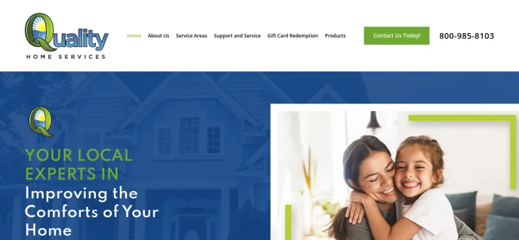 Screenshot Quality Homes Services