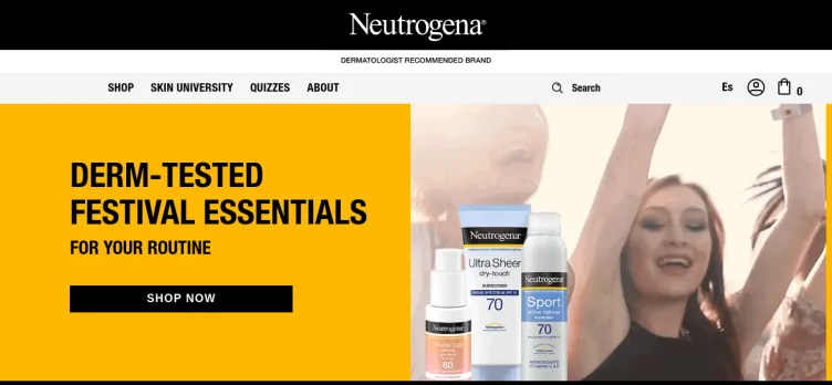 Screenshot Neutrogena