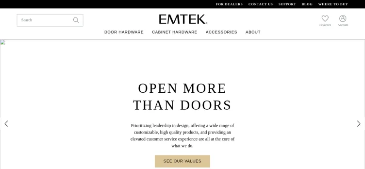 Screenshot Emtek