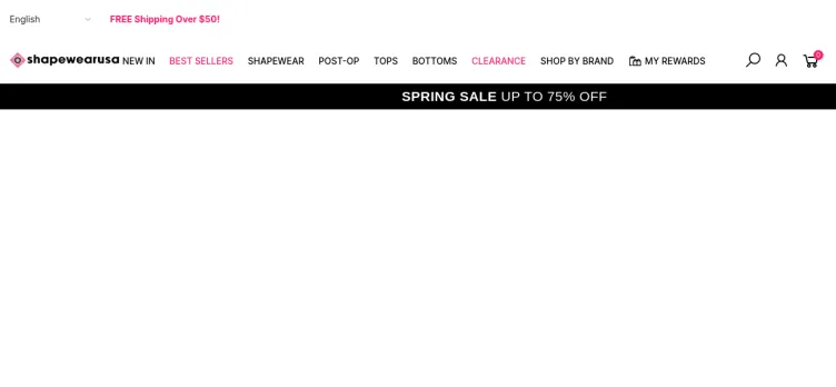Screenshot Shapewear USA