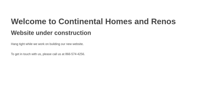 Screenshot Continental Home Improvements