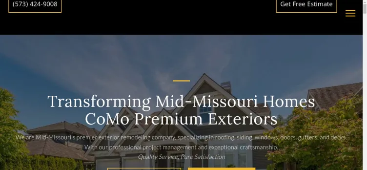 Screenshot CoMo Premium Exteriors
