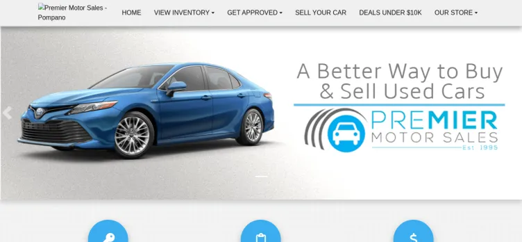 Screenshot Premier Motor Sales