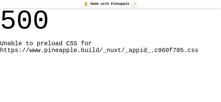 Screenshot Pineapple - Website Builder