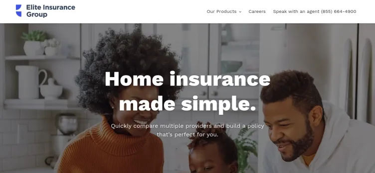 Screenshot Elite Insurance Group