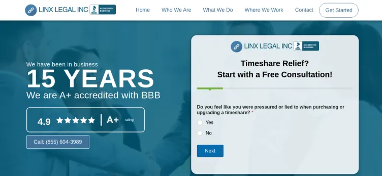 Screenshot Linx Legal