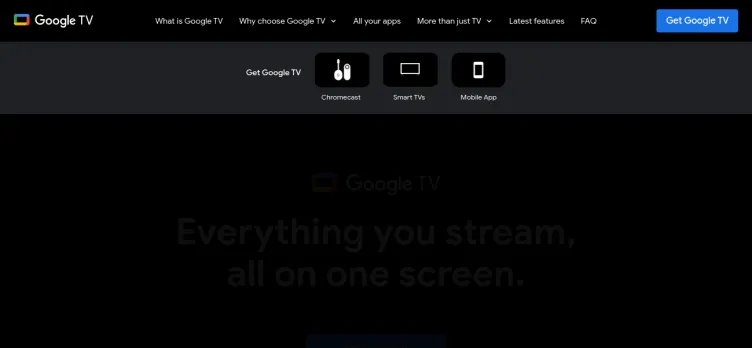 Screenshot Google TV