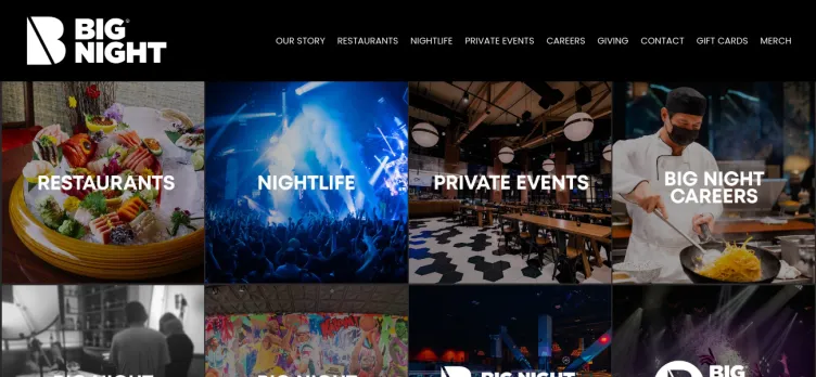 Screenshot Big Night Entertainment Group