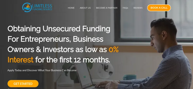 Screenshot Limitless Funding Source