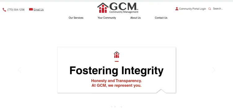 Screenshot Georgia Community Management