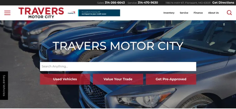 Screenshot Travers Motor City Auto Sales