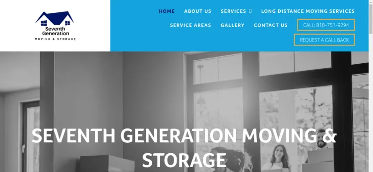 Screenshot Seventh Generation Moving & Storage