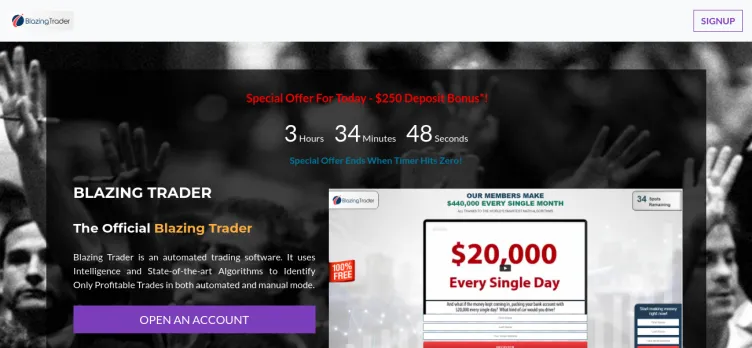 Screenshot Blazing-trader