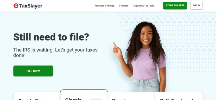 Screenshot TaxSlayer