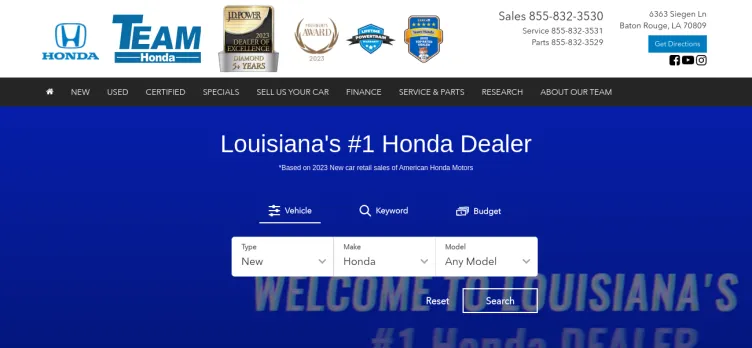Screenshot Team Honda