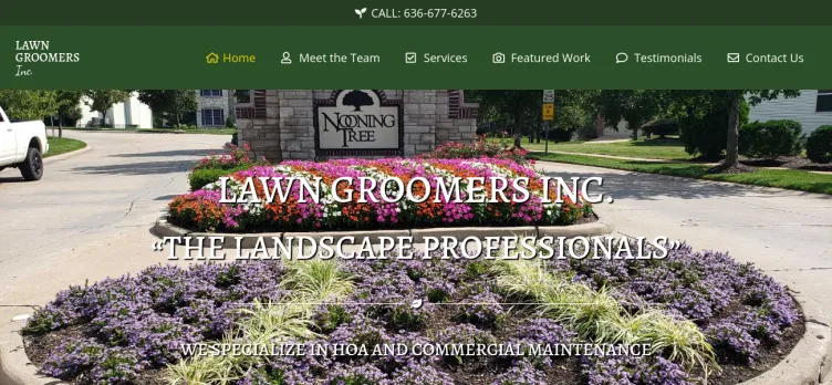 Screenshot Lawn Groomers