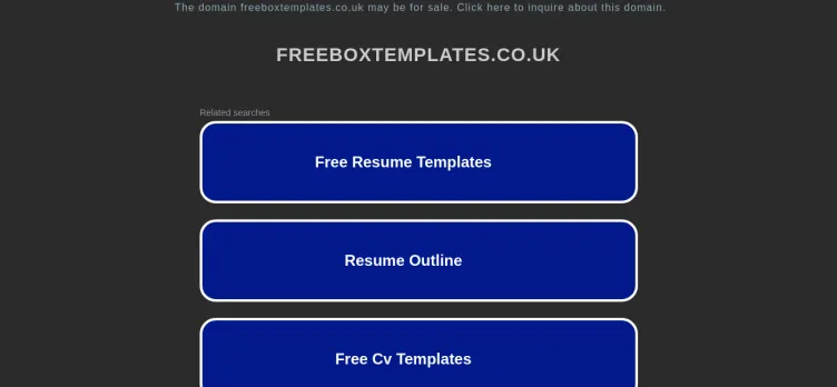 Screenshot Free Box Templates