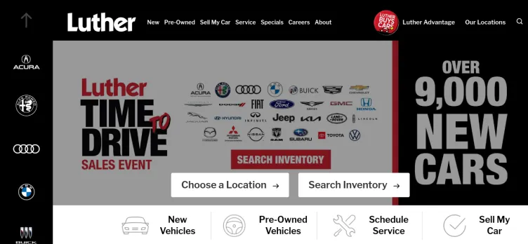 Screenshot Luther Auto Group