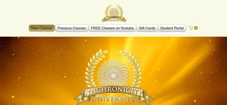 Screenshot Synchronicity University