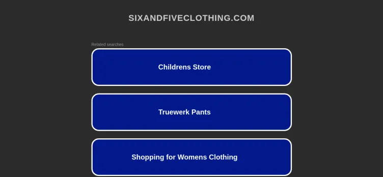 Screenshot Six And Five Clothing