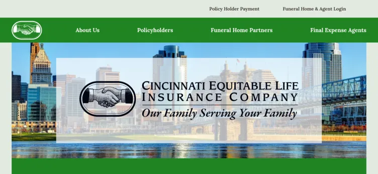 Screenshot Cincinnati Equitable Life Insurance