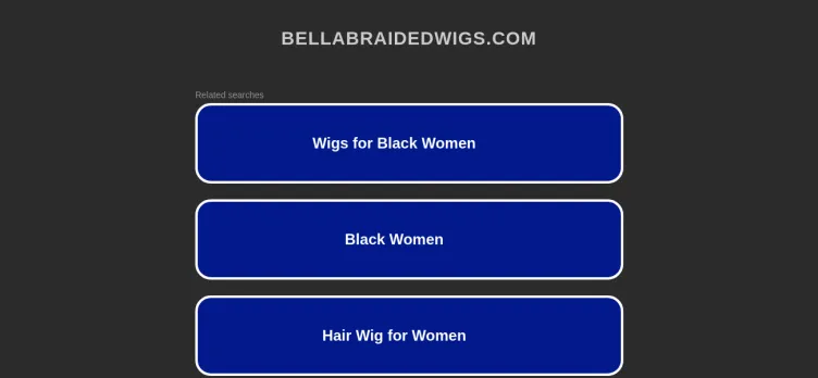 Screenshot Bella Braided Wigs