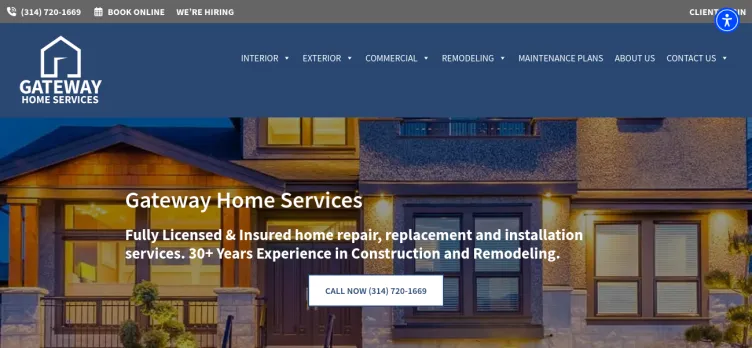 Screenshot Gateway Home Services