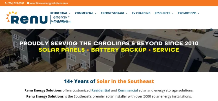 Screenshot Renu Energy Solutions