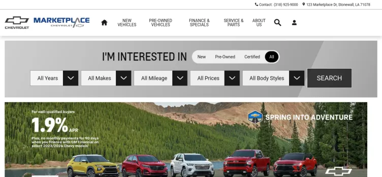 Screenshot Marketplace Chevrolet-Buick