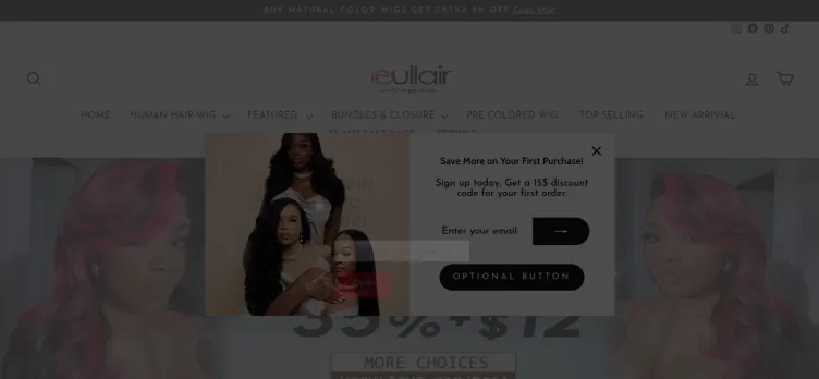 Screenshot eullair- Human Virgin Hair
