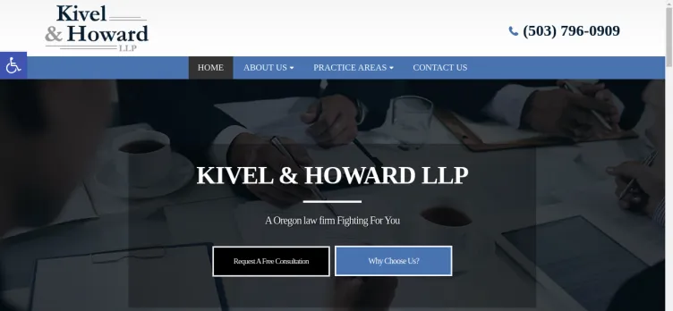 Screenshot Kivel & Howard