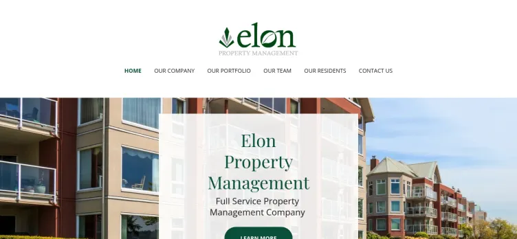Screenshot Elon Property Management