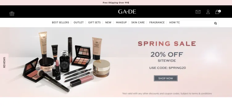 Screenshot Gade Cosmetics