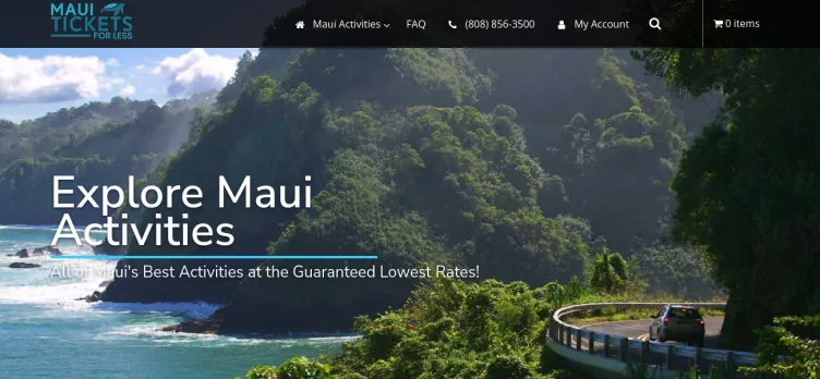 Screenshot Maui Tickets for Less