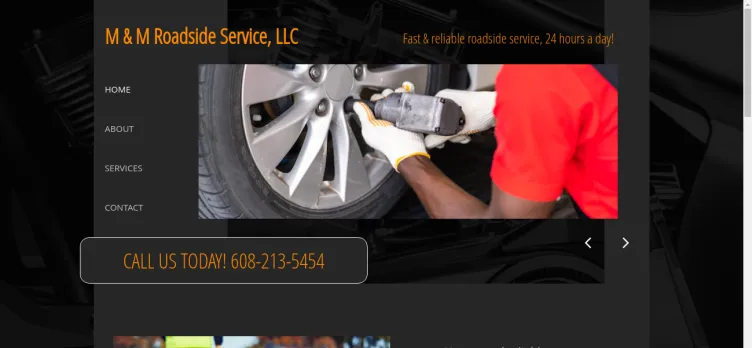 Screenshot M & M Roadside Service